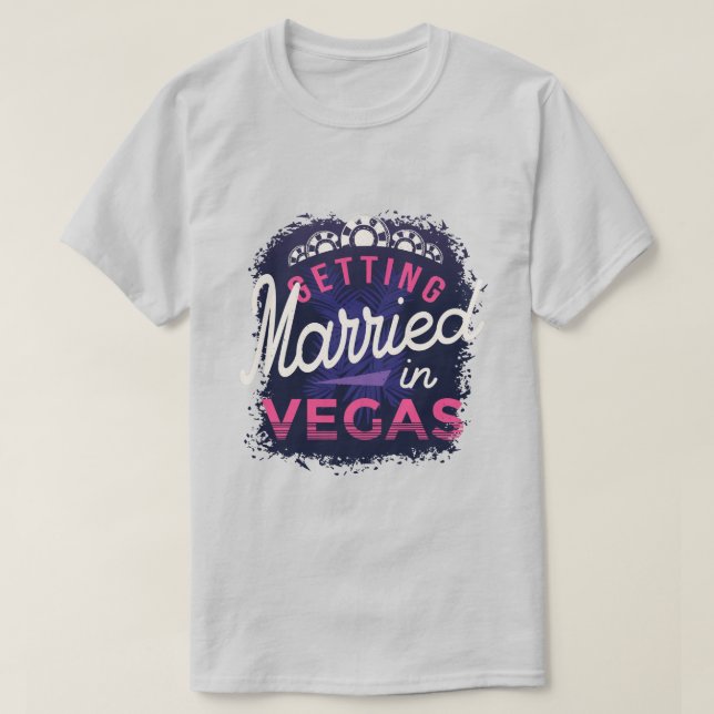 Casarse con una camiseta de Las Vegas (Diseño del anverso)