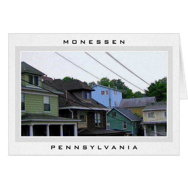 Casas coloridas de Monessen, Pensilvania (Anverso (Horizontal))