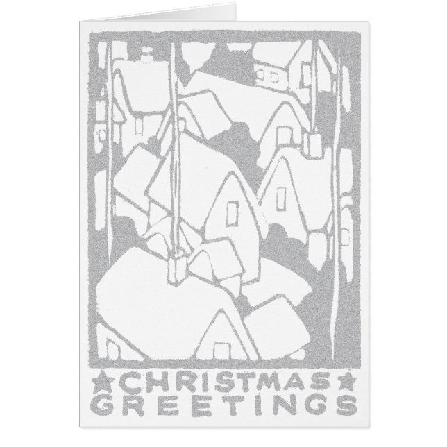 Casas de algodón de nieve vintage (Frente)