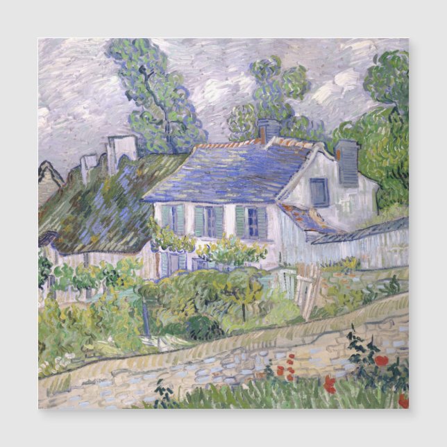 Casas de Auvers Vincent van Gogh (Anverso)