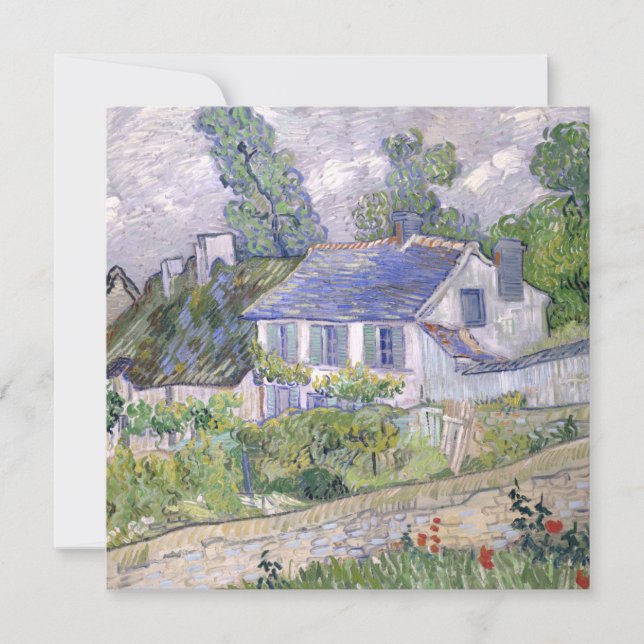 Casas de Auvers Vincent van Gogh (Anverso)