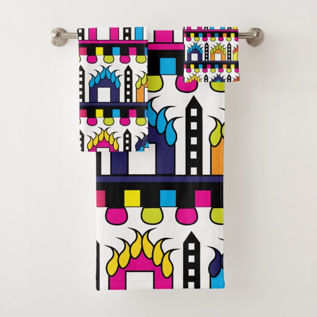 Casas de colores agradables (In situ)