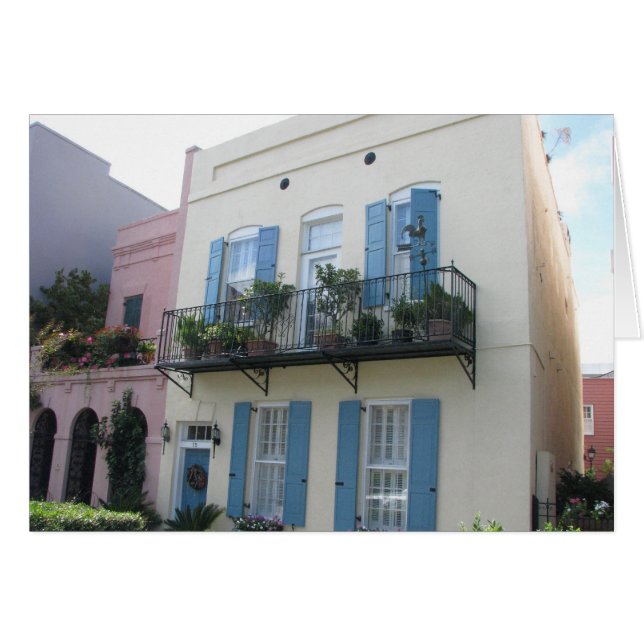 Casas de Fila Arcoiris, Tarjeta SC Charleston (Anverso (Horizontal))