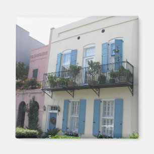 Casas de fila del arco iris, imán del SC de