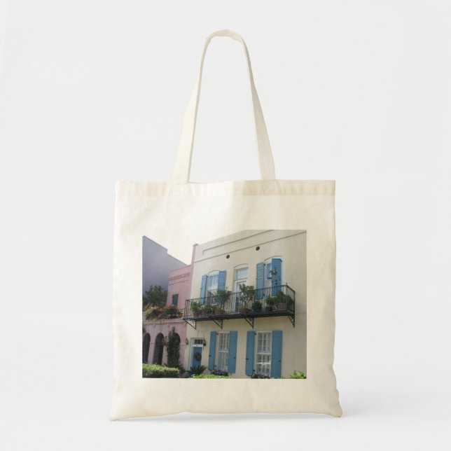 Casas de fila del arco iris, la bolsa de asas del (Frente)