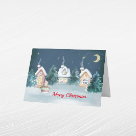 Casas de muñeco de nieve de Navidad Conejo Árboles