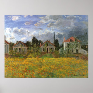 Casas en Argenteuil por Claude Monet, Arte Antiguo