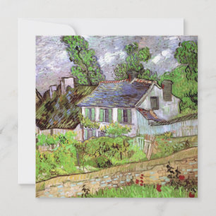Casas en Auvers de Vincent van Gogh