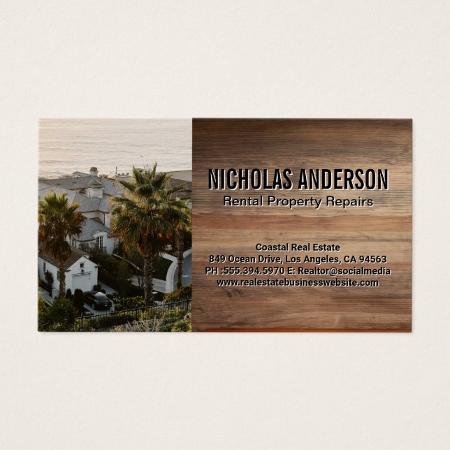 Casas en la costa (Frente)