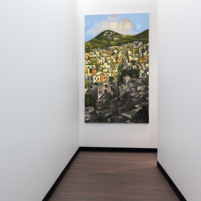 Casas En La Ladera - Arte Abstracto Fethiye (Subido por el creador)