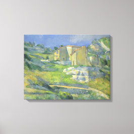 Casas en Provenza de Paul Cezanne, arte vintage