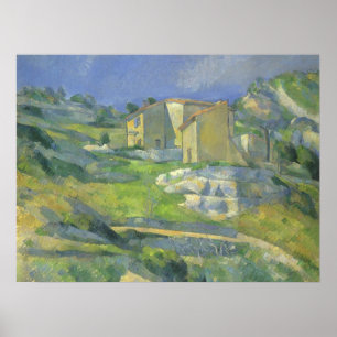 Casas en Provenza por Paul Cezanne, Arte Antiguo