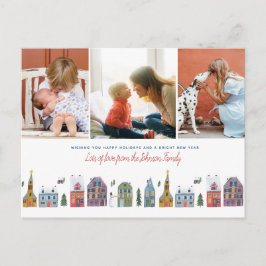 Casas lindas del día de fiesta el | del navidad el