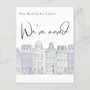 Casas pintadas acuarela nueva Invitación residenci