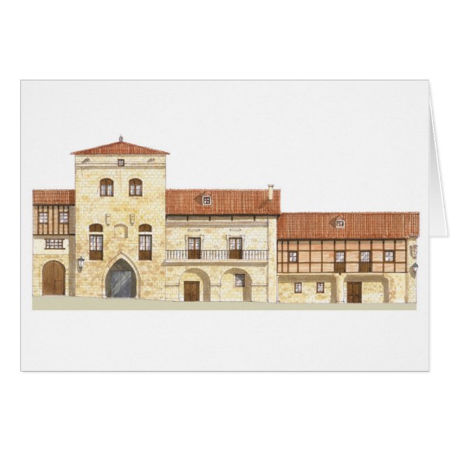 Casas tradicionales. Santillana del Mar (Anverso (Horizontal))