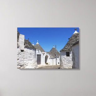 Casas Trulli en Alberobello, impresión de lienzo d