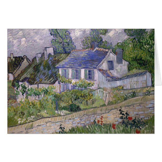 Casas Van Gogh en Auvers (F759) Bella Artes (Anverso (Horizontal))