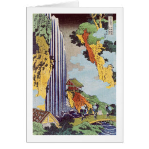 Cascada 滝, 北 斎, Hokusai, Ukiyo-e