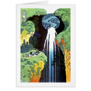 Cascada Amida, Bella Artes japonés de Hokusai