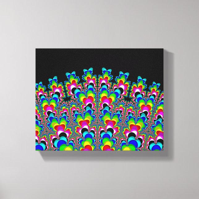 Cascada arcoiris - Arte fractal (Anverso)