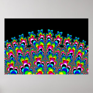 Cascada arcoiris - Arte fractal