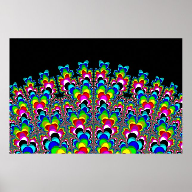 Cascada arcoiris - Arte fractal (Frente)