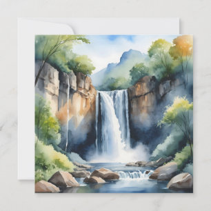 Cascada de agua pintada