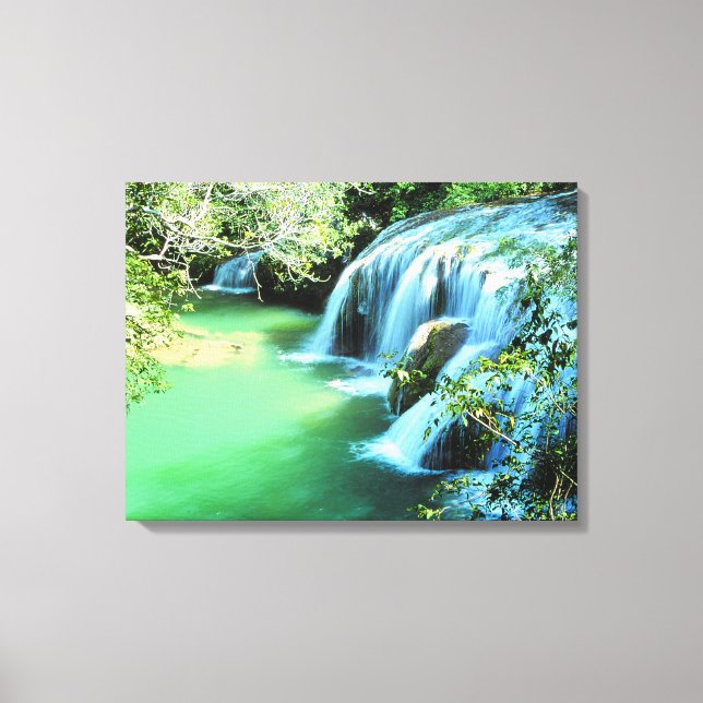Cascada de arte de lienzo (Anverso)
