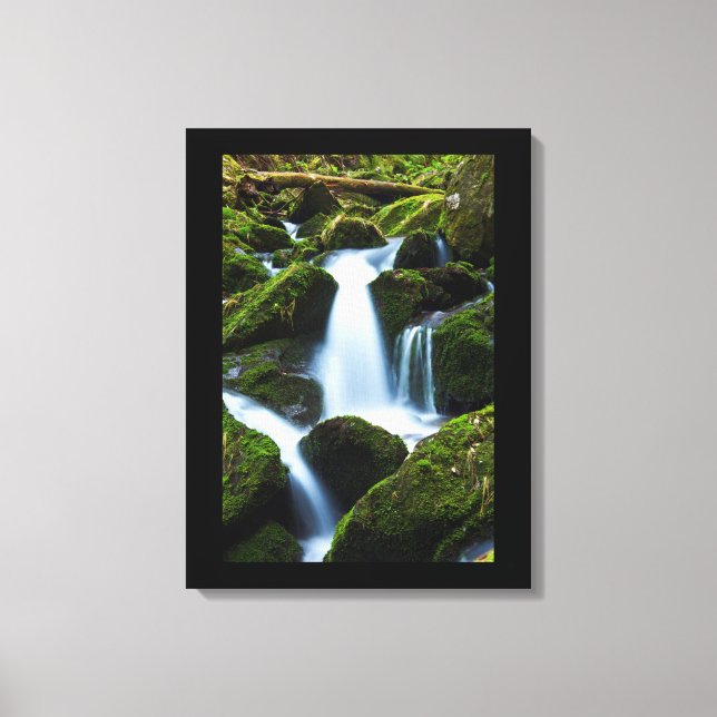 Cascada de arte de lienzo (Anverso)