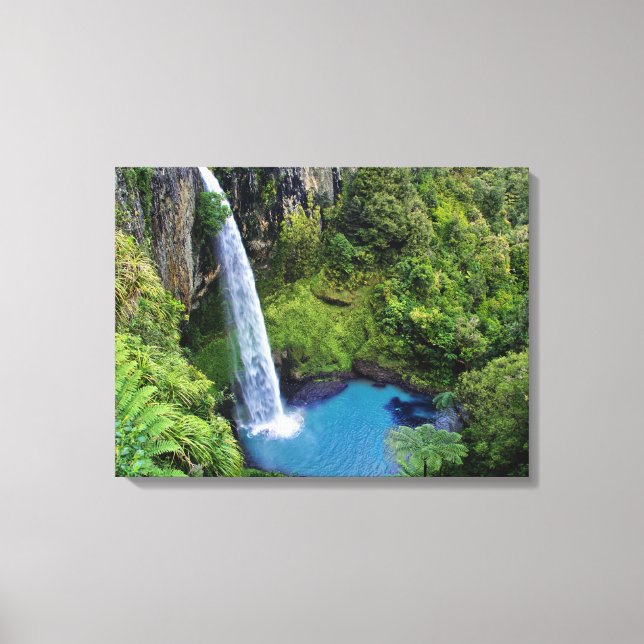 Cascada de arte de lienzo (Anverso)