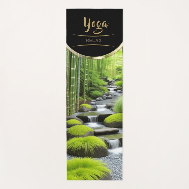 Cascada de Bambú Step - Yoga Mat (Anverso)
