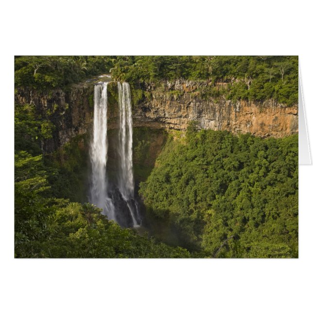 Cascada de Chamarel-la más alta de Mauricio, sobre (Anverso (Horizontal))