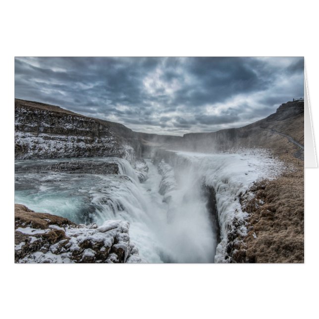 Cascada de Gullfoss, Islandia (Anverso (Horizontal))