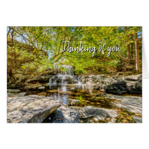 Cascada de Tanyard Creek en otoño pensando en ti