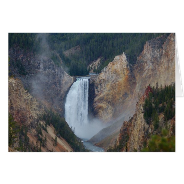 Cascada de Yellowstone (Anverso (Horizontal))