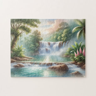 "CASCADA en ACUARELA" ROMPECABEZAS