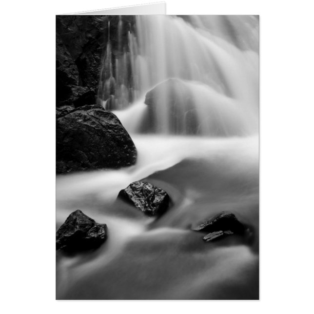 Cascada en B&W, California (Frente)