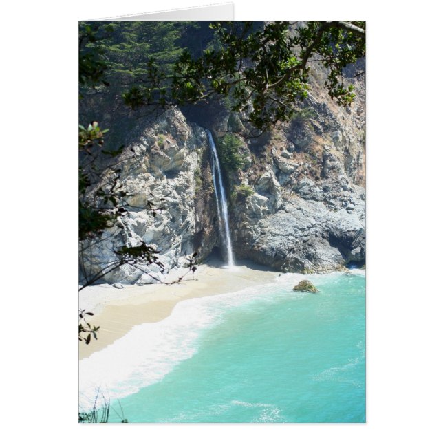 Cascada en Big Sur (Frente)