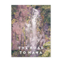 Cascada en camino a Hana | Tarjeta postal