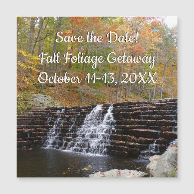 Cascada en el Parque Estatal Laurel Hill I (Anverso)