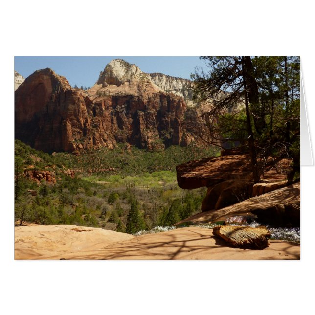Cascada en Emerald Pools en Zion National Park (Anverso (Horizontal))