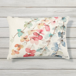 Cascada floral 16"x12" Almohada acentada