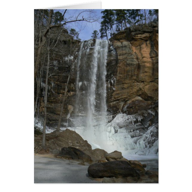 Cascada hivernal (Frente)