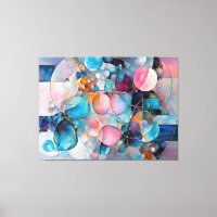 "Cascada Kaleidoscópica" Arte abstracto colorido