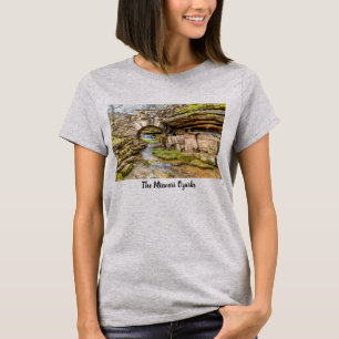 Cascada Ozarks bajo camiseta puente