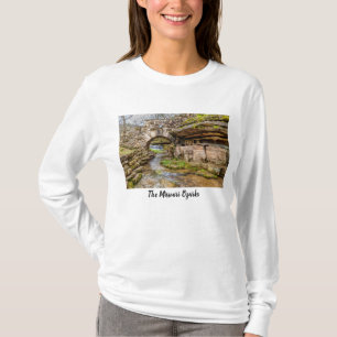 Cascada Ozarks debajo del puente camiseta de manga