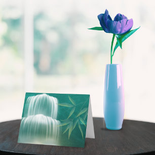 Cascada pacífica de Zen Notecard