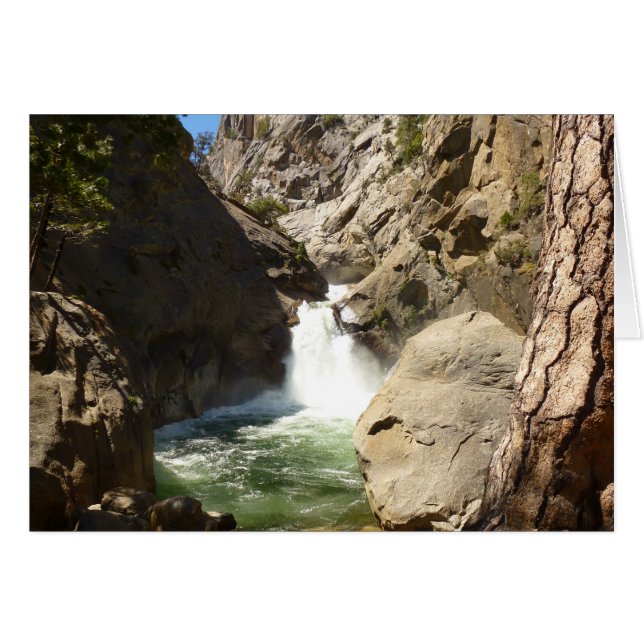 Cascada Roaring River en el Parque Nacional Kings  (Anverso (Horizontal))