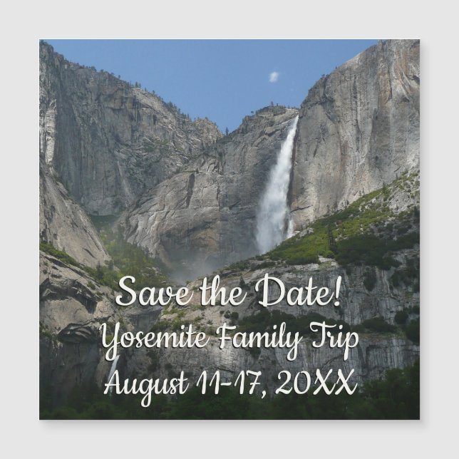 Cascada Yosemite III del Parque Nacional Yosemite (Anverso)