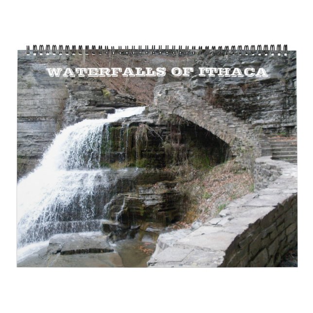 CASCADAS DE AGUA DEL calendario ITHACA (Tapa)